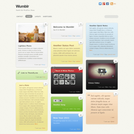 Themify Wumblr 7.1.2 WordPress主题下载