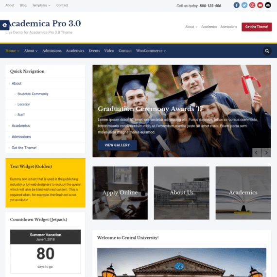 WPZoom Academica Pro 3 WordPress Theme 3.0.17