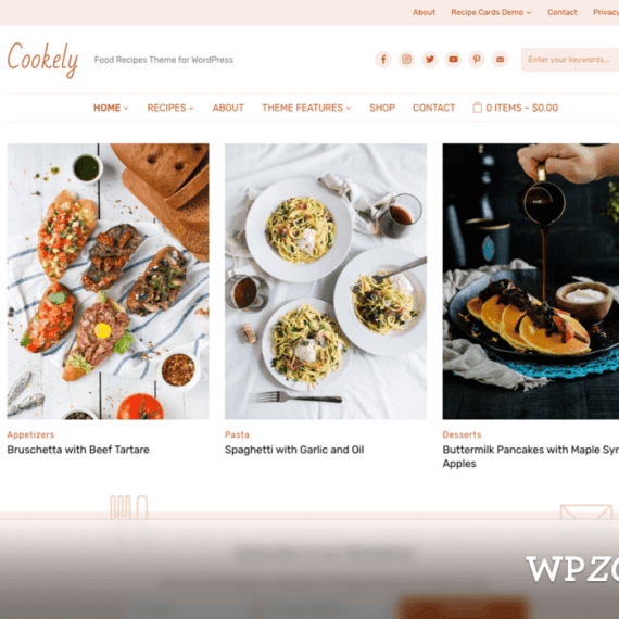 WPZoom Cookely WordPress Theme 1.1.0