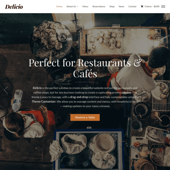 WPZoom Delicio WordPress Theme 2.0.8