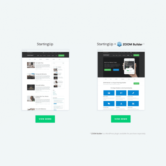 WPZoom Startingup WordPress Theme 1.0.7
