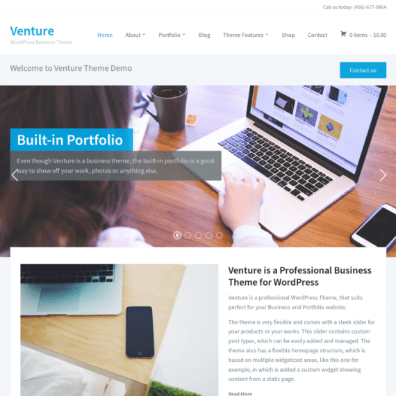 WPZoom Venture WordPress Theme 2.0.10