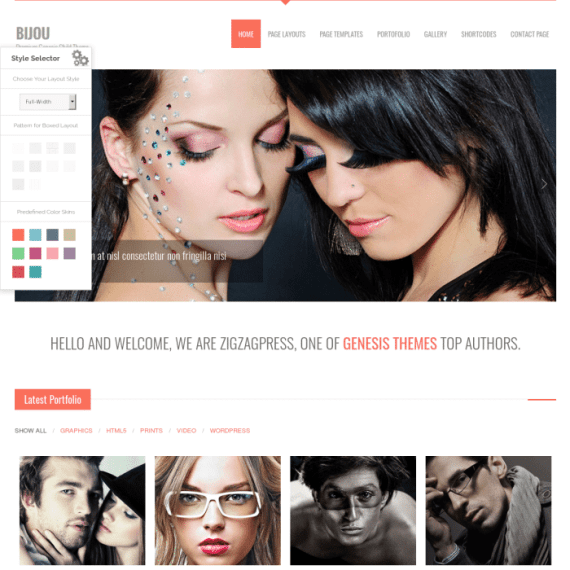 ZigZagPress Bijou Genesis Child WordPress Theme 1.3.3