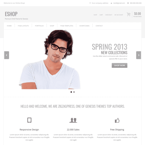 ZigZagPress Eshop Genesis Child WordPress Theme 1.8.1