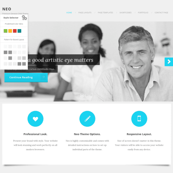 ZigZagPress Neo Genesis Child WordPress Theme 1.7