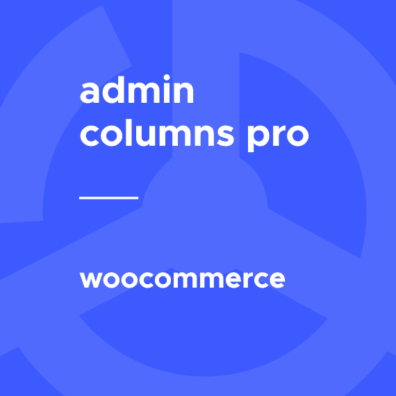 Admin Columns Pro – WooCommerce 3.7.3
