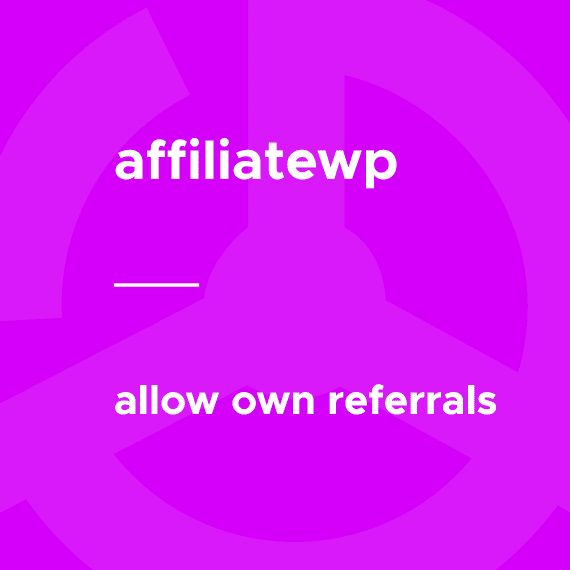AffiliateWP – Allow Own Referrals 1.0.2
