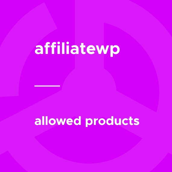 AffiliateWP – Allowed Products 1.3