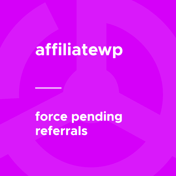 AffiliateWP – Force Pending Referrals 1.2