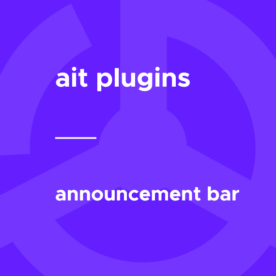 AIT – Announcements Bar (Legacy) 3.0.2
