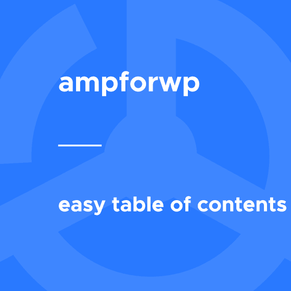 Easy Table of Contents for AMP 1.0.5