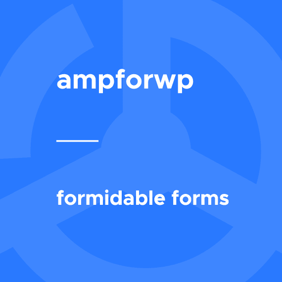 Formidable forms for AMP 1.0.6
