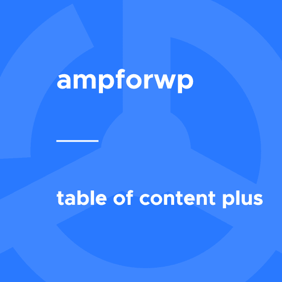 Table Of Content Plus For AMP 1.6.7