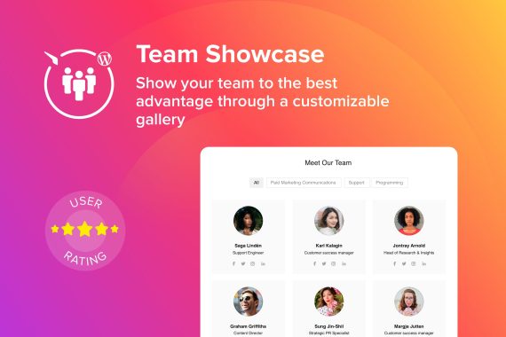 Elfsight Team Showcase 2.3.1 团队展示设计组件插件下载