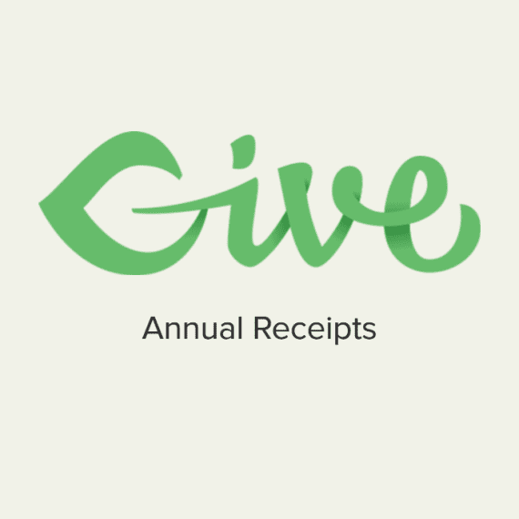 GiveWP Annual Receipts 1.1.0