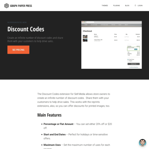Graph Paper Press Sell Media Discount Codes 2.1.5 优惠代码拓展插件下载