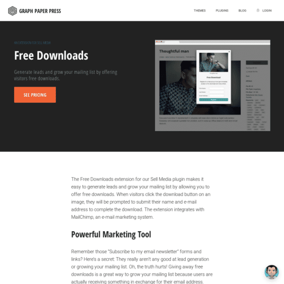 Graph Paper Press Sell Media Free Downloads Add-On 2.1.4 免费下载推广插件下载