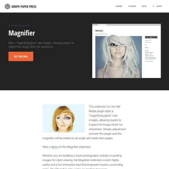 Graph Paper Press Sell Media Magnifier 2.0.1 图片放大拓展插件下载
