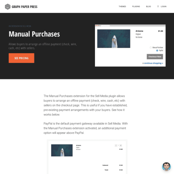 Graph Paper Press Sell Media Manual Purchases Add-On 1.0.3
