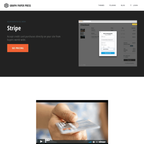 Graph Paper Press Sell Media Stripe 2.1.7 Stripe支付网关拓展插件下载