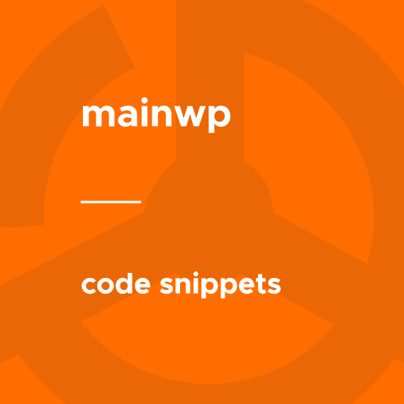 MainWP – Code Snippets 4.0.3