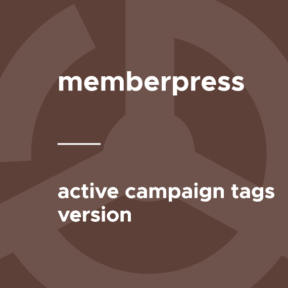 MemberPress – Active Campaign (Tags Version) 1.1.1 拓展插件下载