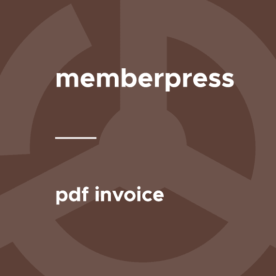 MemberPress – PDF Invoice 1.1.29 拓展插件下载