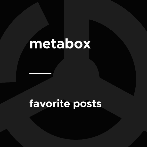 Meta Box – Favorite Posts 2.0.9 wordpress插件下载