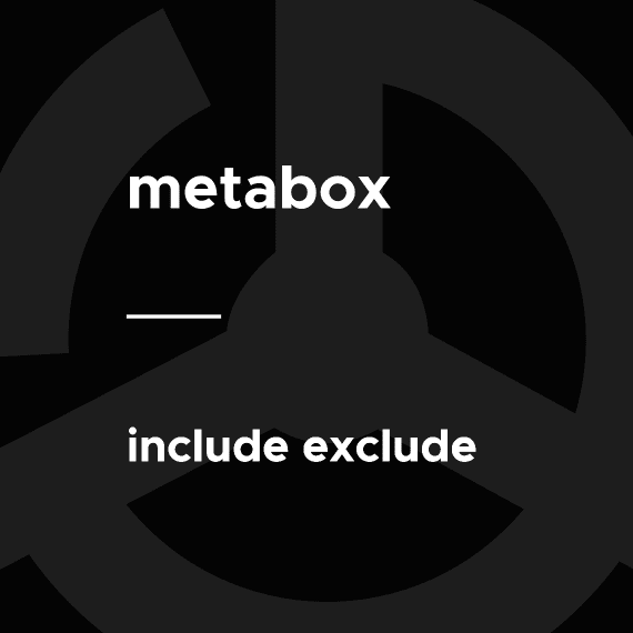 Meta Box – Include Exclude 1.1.1 插件下载