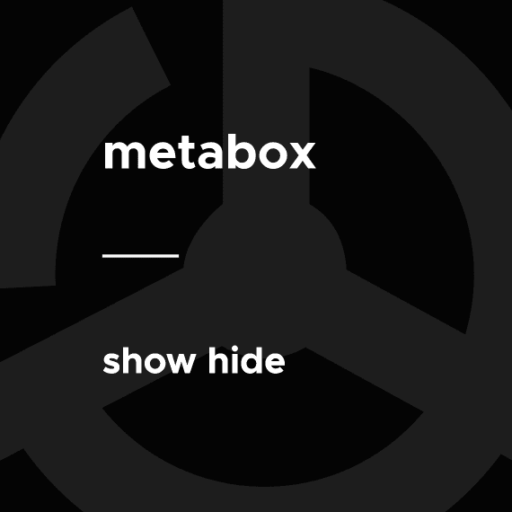 Meta Box – Show Hide 1.3.1 wordpress插件下载