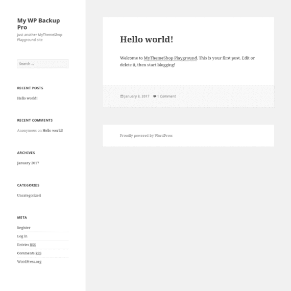 MyThemeShop WP Backup Pro 1.3.12