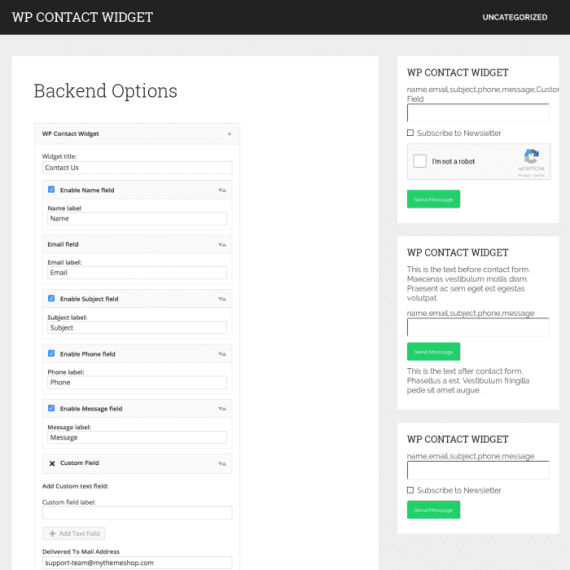 MyThemeShop WP Contact Widget 1.0.3