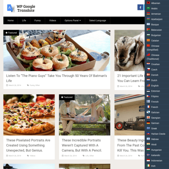 MyThemeShop WP Google Translate 1.0.7 在线翻译插件下载