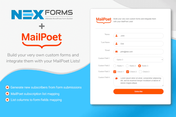 NEX-Forms – MailPoet 7.5.1