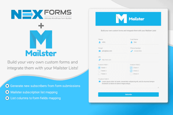 NEX-Forms – Mailster 8.1 拓展插件下载