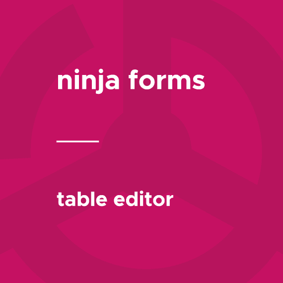 Ninja Forms – Table Editor 3.0.4