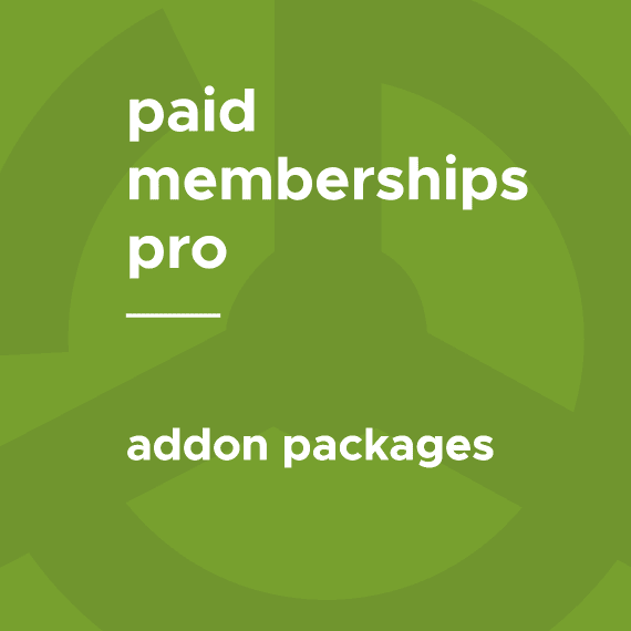 Paid Memberships Pro – Addon Packages 0.8