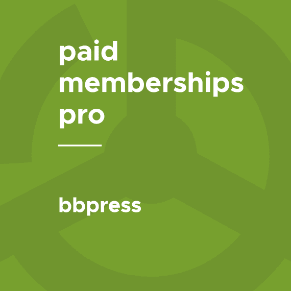 Paid Memberships Pro – bbPress 1.7.3