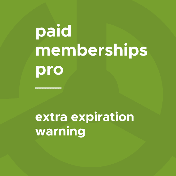 Paid Memberships Pro – Extra Expiration Warning .4 拓展插件下载