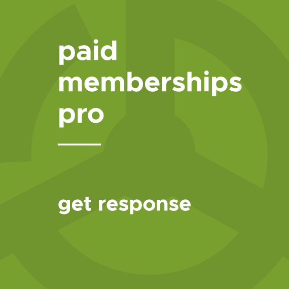 Paid Memberships Pro – GetResponse .5