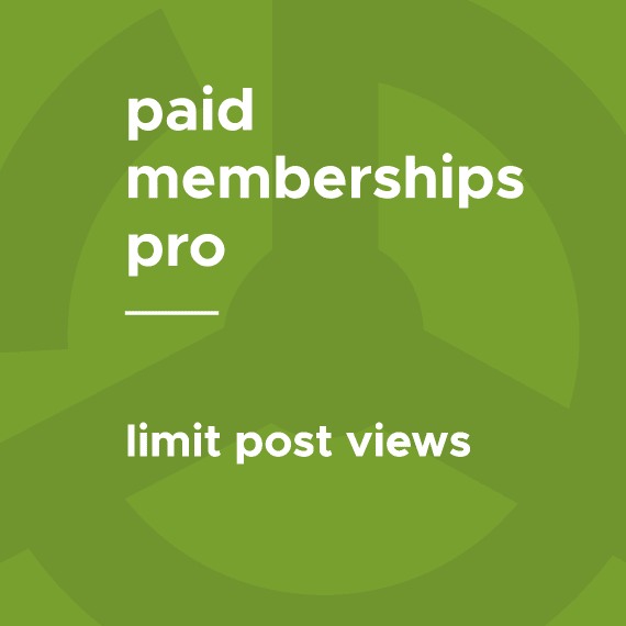 Paid Memberships Pro – Limit Post Views 1.0.1 插件下载