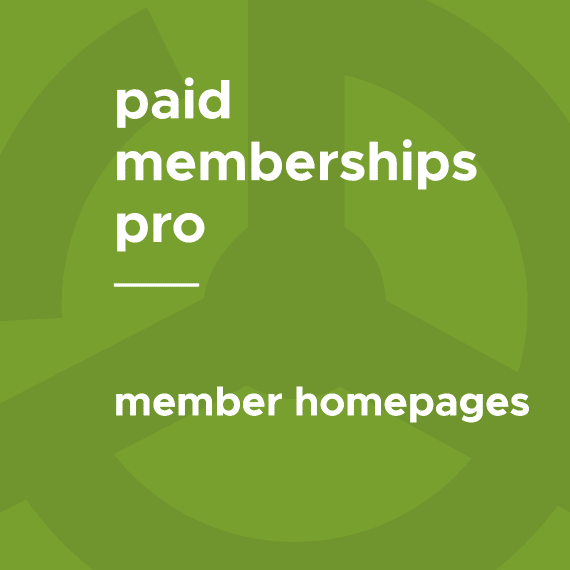 Paid Memberships Pro – Member Homepages 0.3
