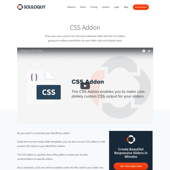 Soliloquy CSS Addon 2.2.3 拓展插件下载