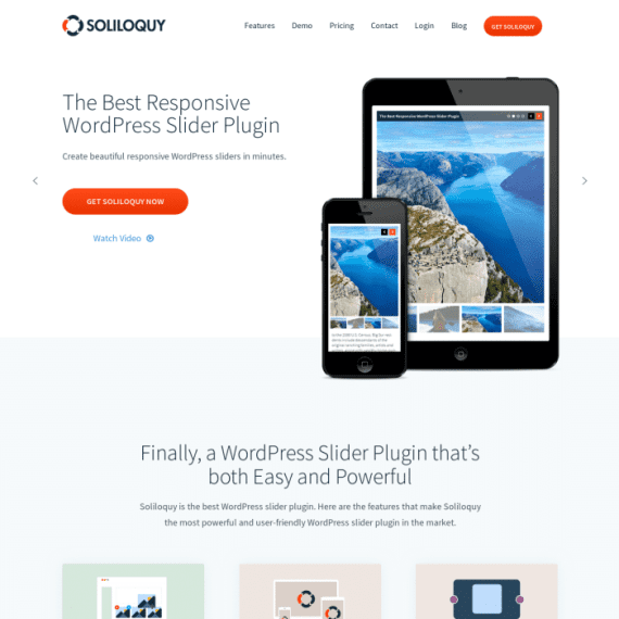 Soliloquy Pro v2.7.5（核心插件） 响应式 WordPress轮播滑块slider插件下载