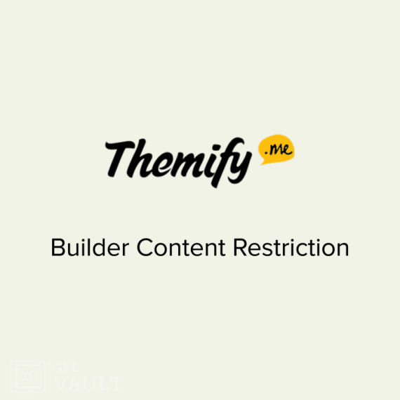 Themify Builder Content Restriction 2.0.1