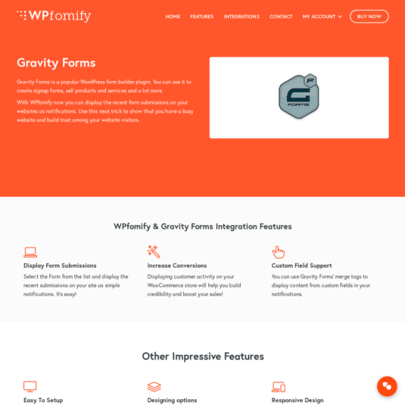 WPFomify Gravity Forms Addon 1.0.0
