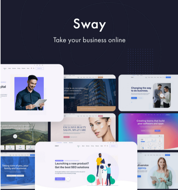 Sway v4.9 – 多功能WordPress主题下载