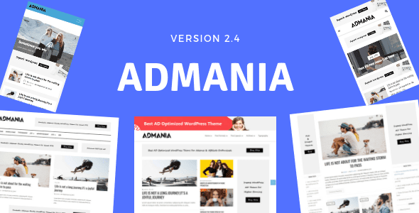 Admania v2.5.1 – 古登堡兼容的WordPress主题下载