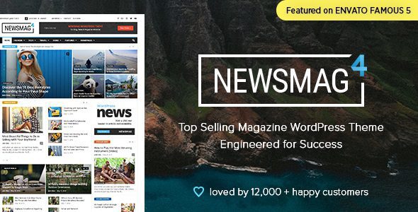 Newsmag v5.4.3.8 – 新闻杂志咨询博客WordPress主题下载