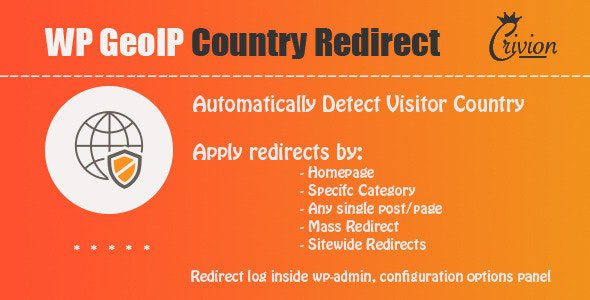 WP GeoIP Country Redirect v.4.1 IP重定向插件下载